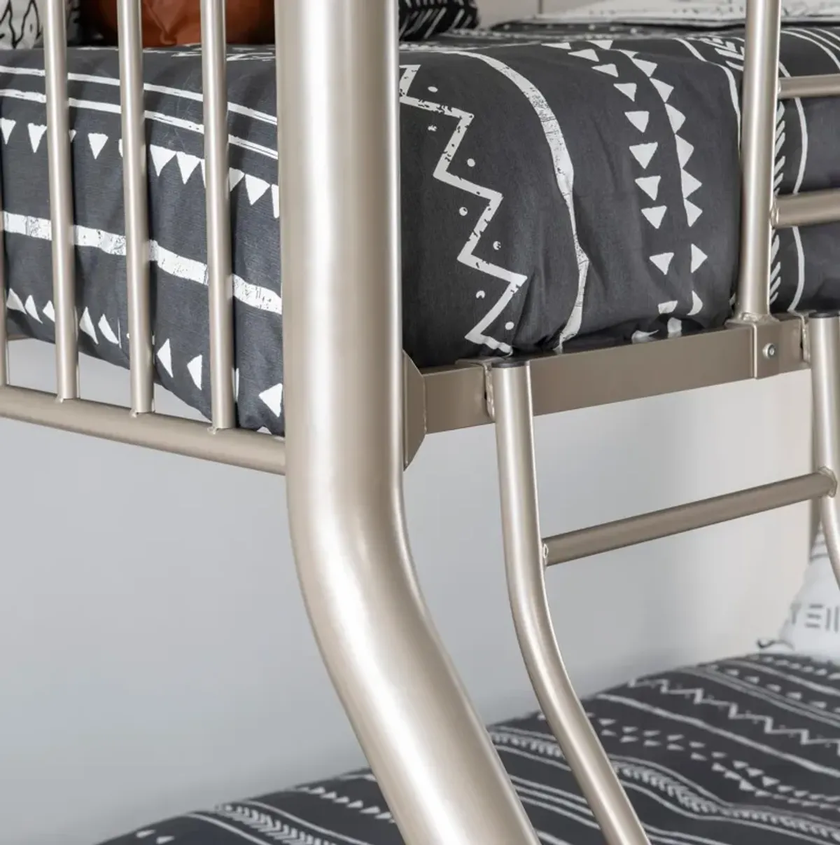 Chase Twin over Full Bunk Bed - Pewter