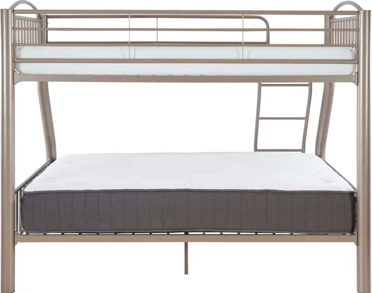 Chase Twin over Full Bunk Bed - Pewter