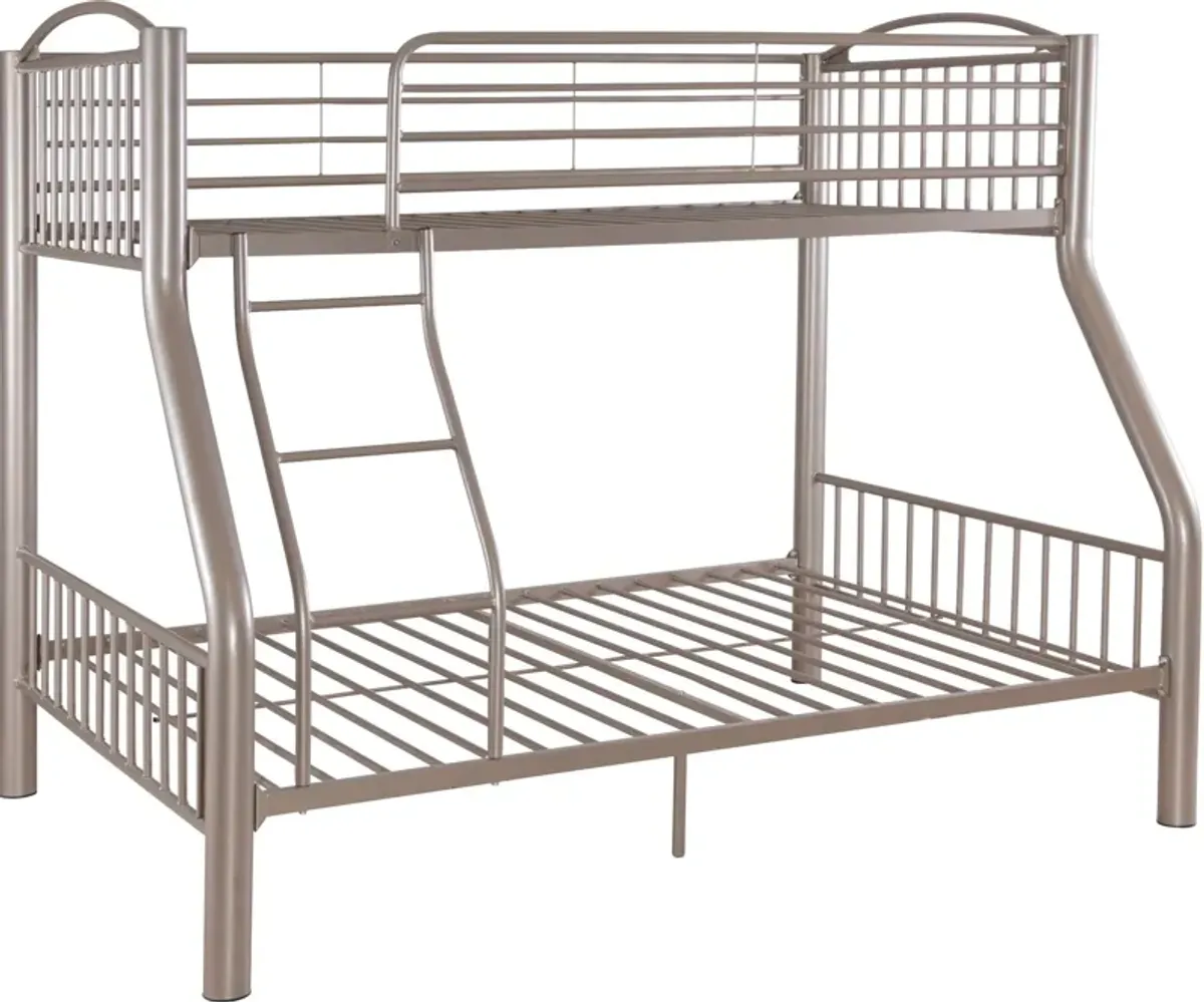 Chase Twin over Full Bunk Bed - Pewter