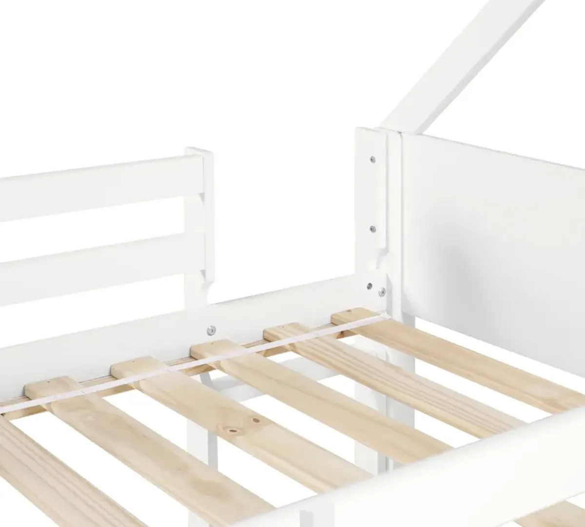 Effie Twin Over Twin Bunk Bed - White