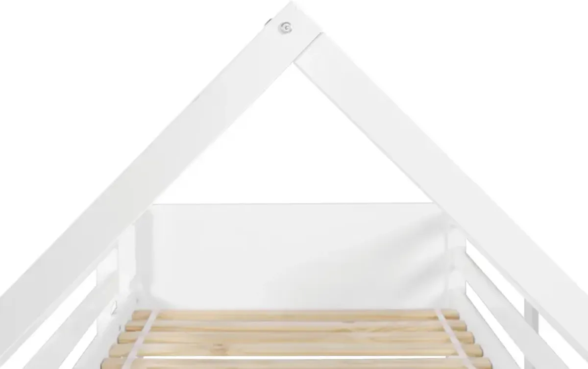 Effie Twin Over Twin Bunk Bed - White