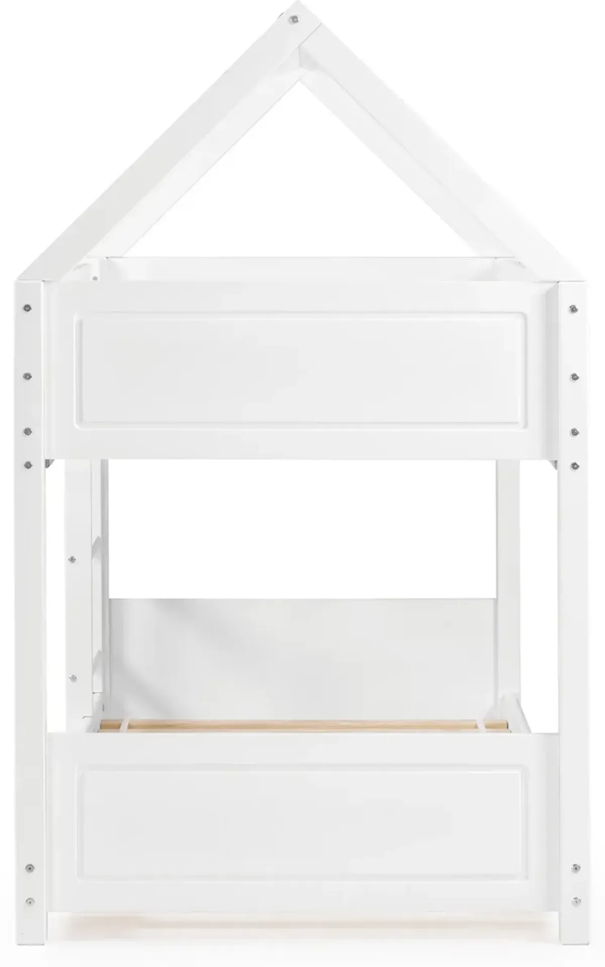 Effie Twin Over Twin Bunk Bed - White