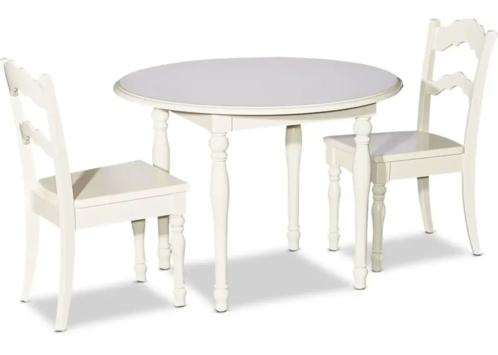 Kendall Youth Table and 2 Chairs - White