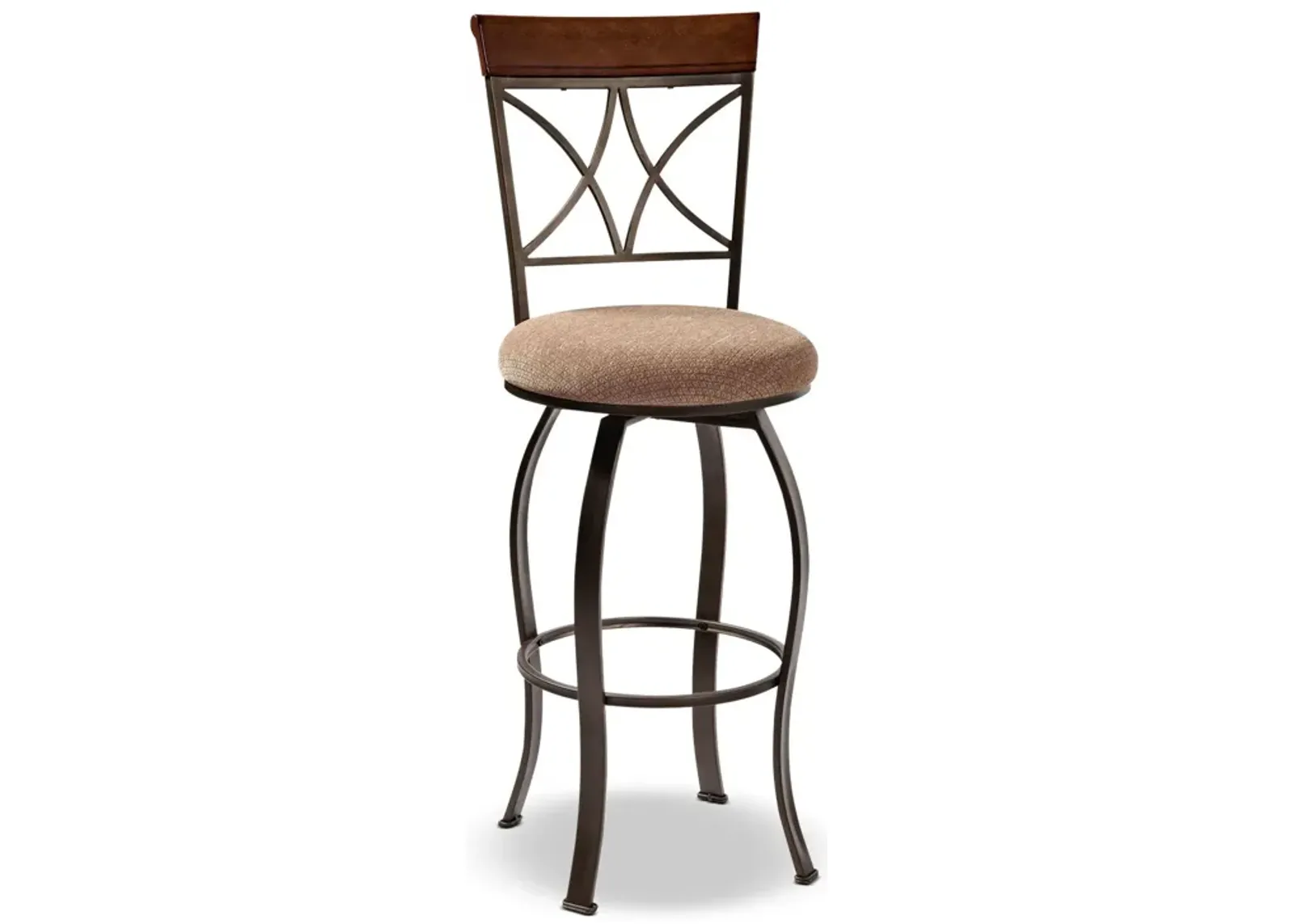 Rosedale Swivel Bar Stool - Medium Cherry