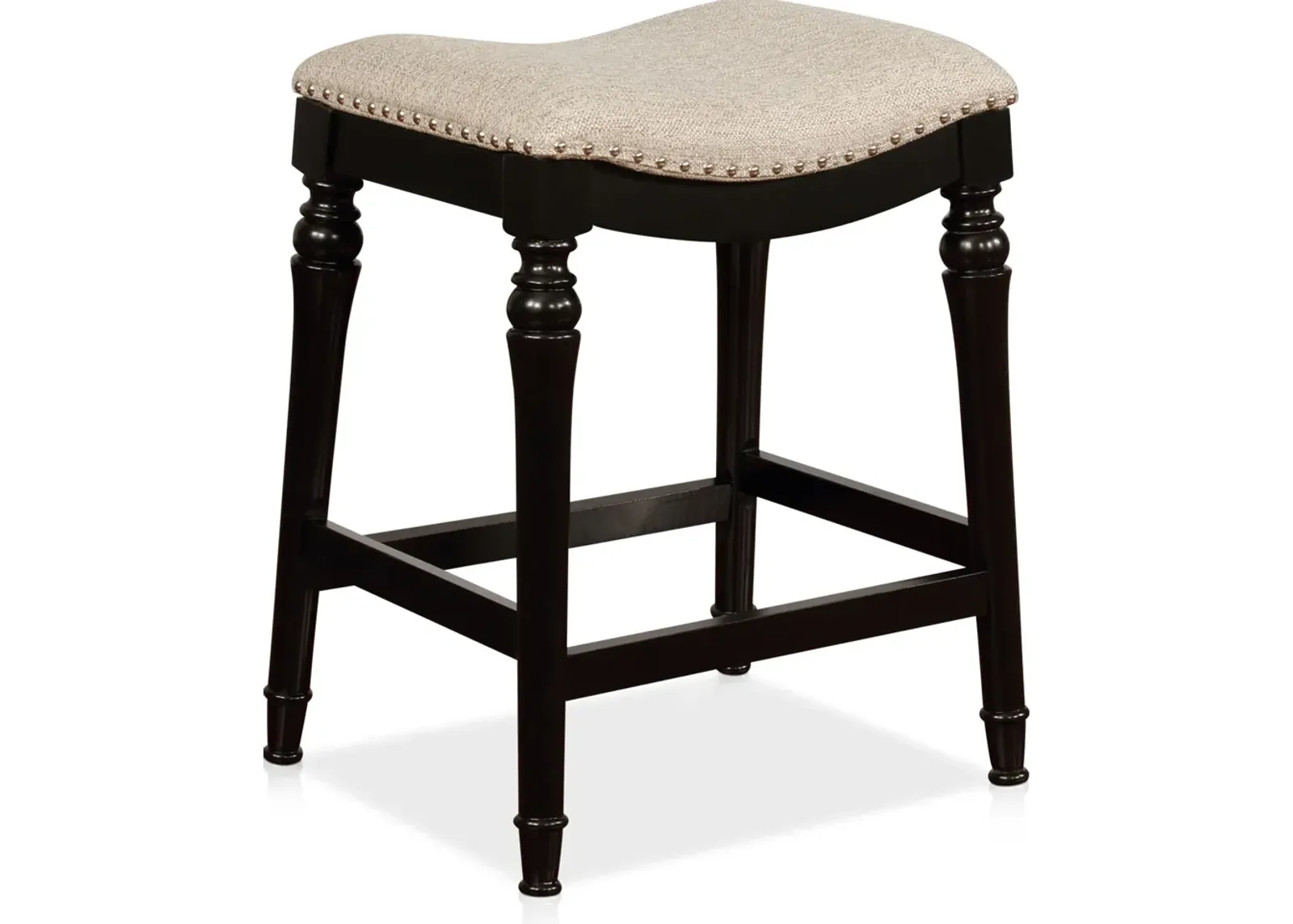 Myrtle Counter-Height Stool - Black