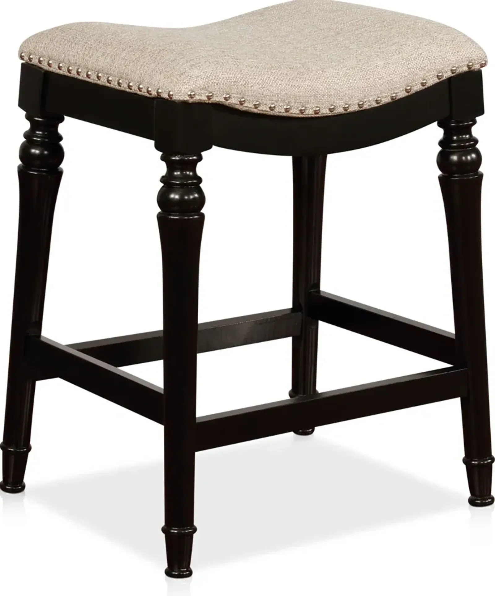 Myrtle Counter-Height Stool - Black