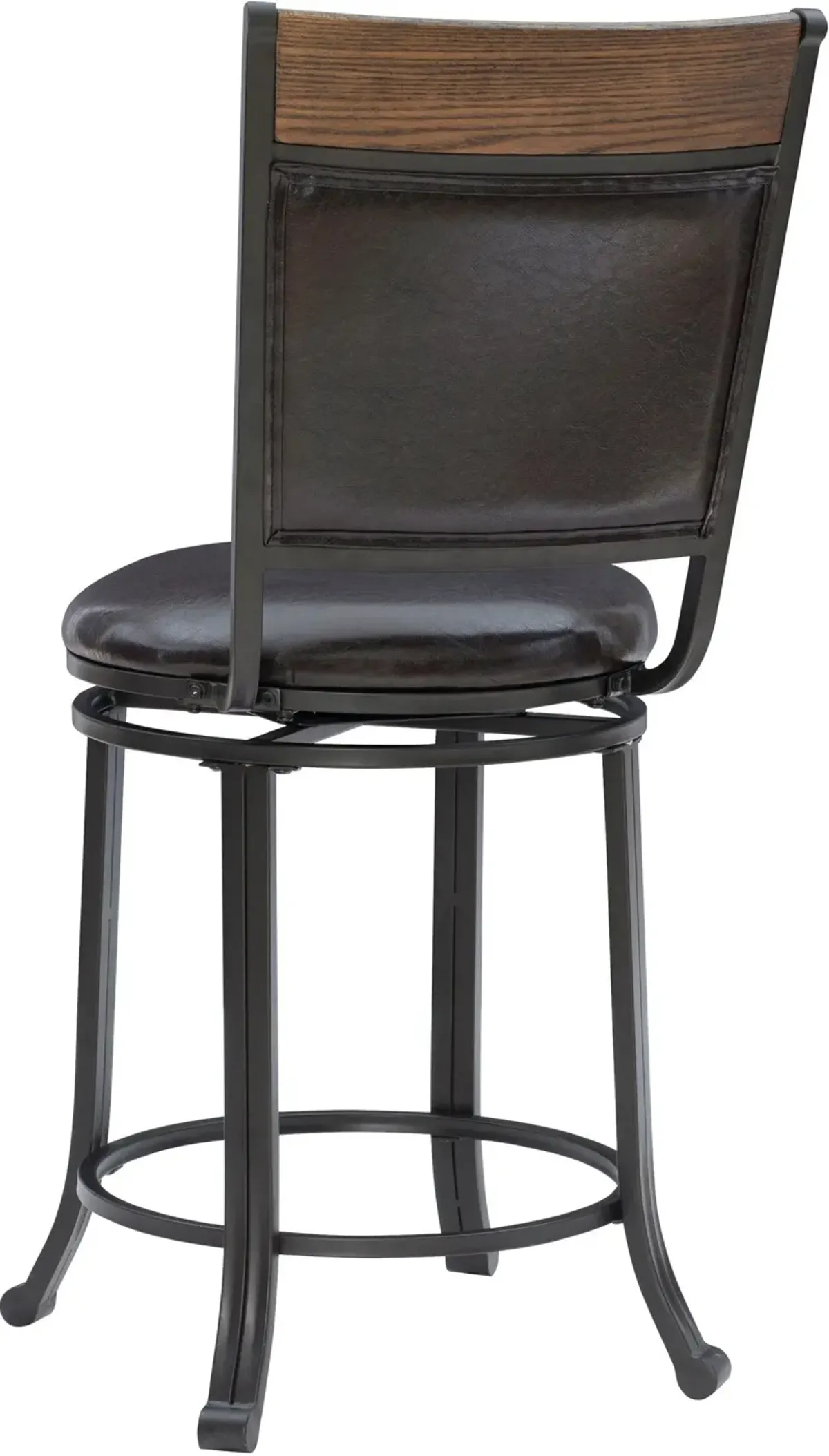 Cyril Counter-Height Stool - Brown