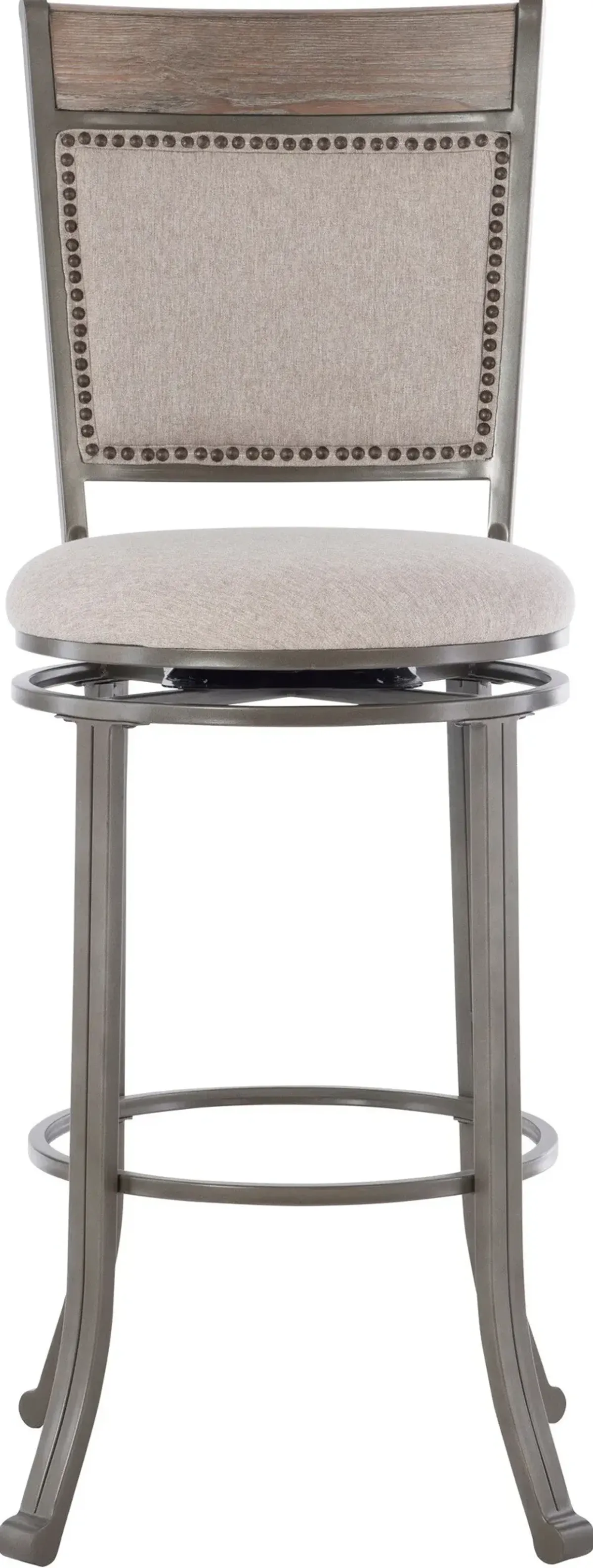 Cyril Bar Stool - Pewter