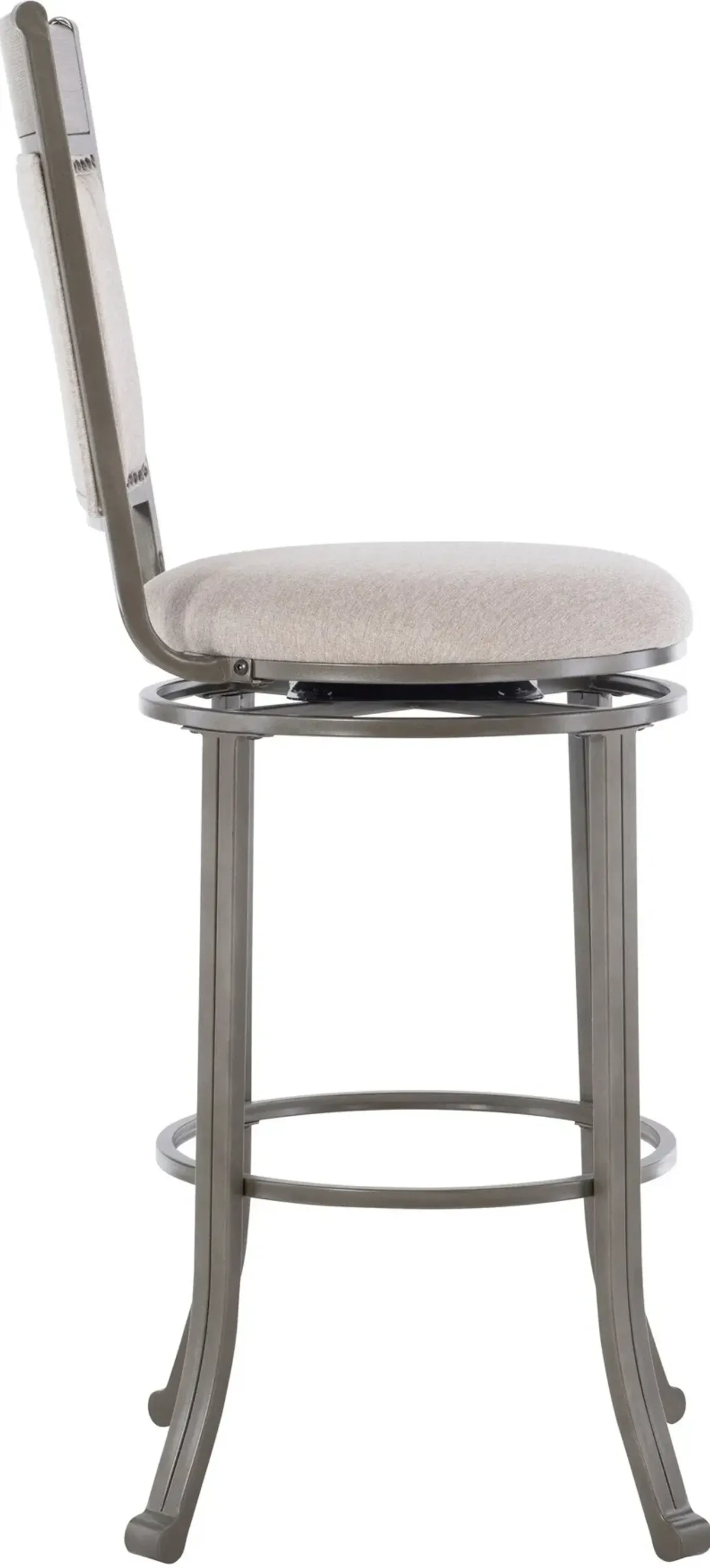 Cyril Bar Stool - Pewter