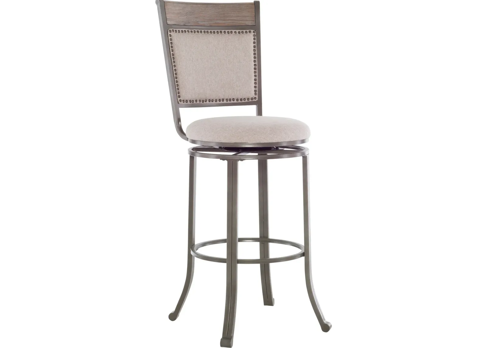 Cyril Bar Stool - Pewter