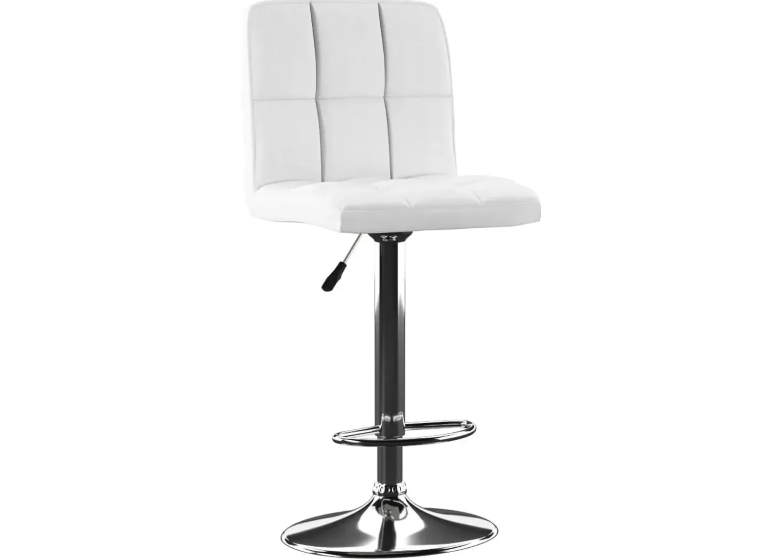 Avani Adjustable Bar Stool - White