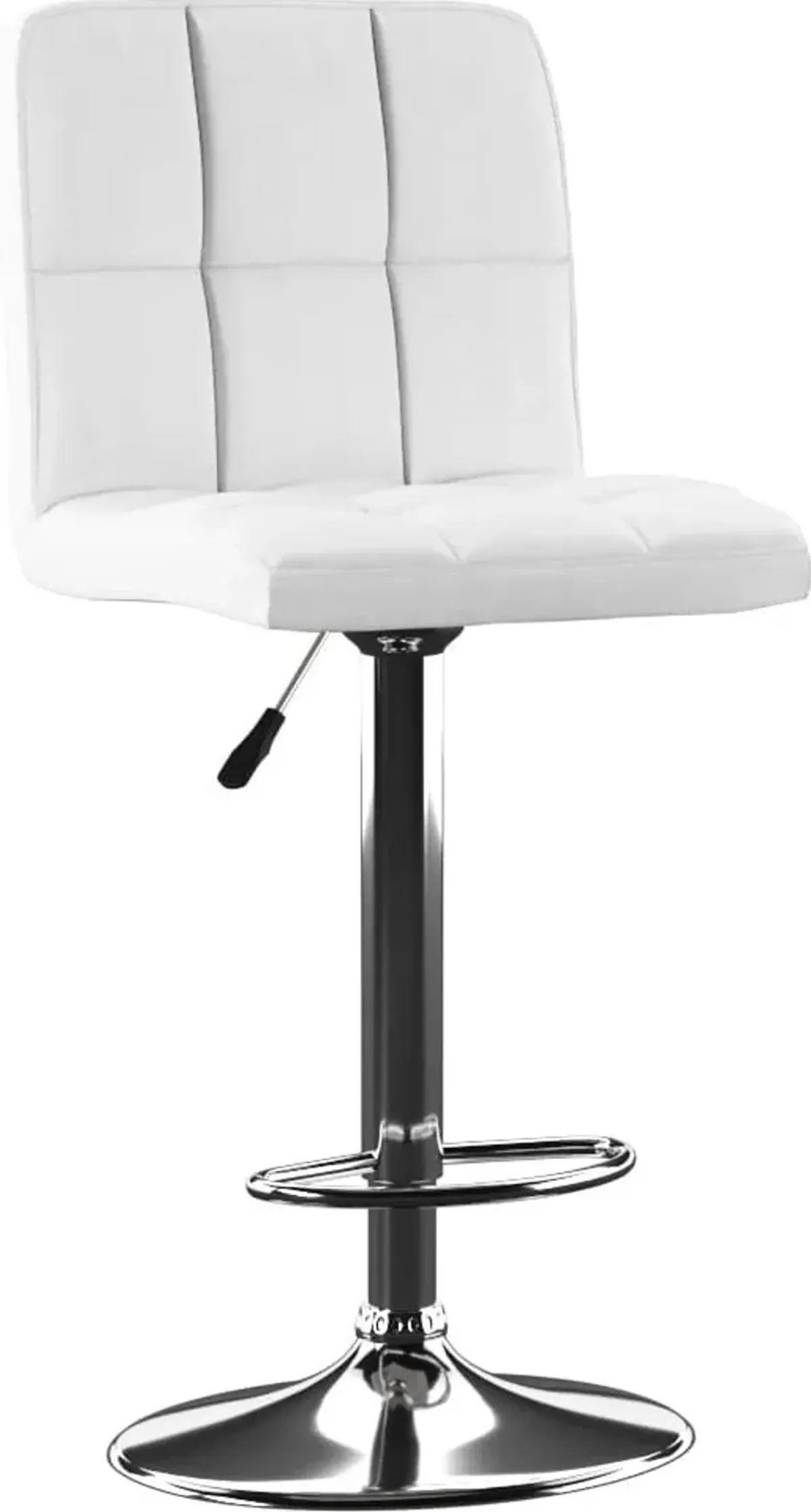 Avani Adjustable Bar Stool - White