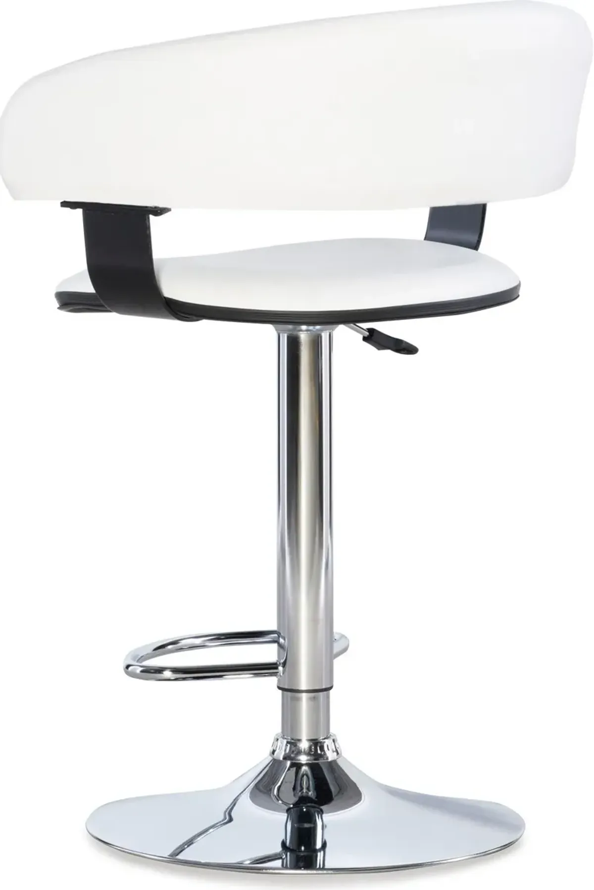 Tonina Adjustable Bar Stool - White