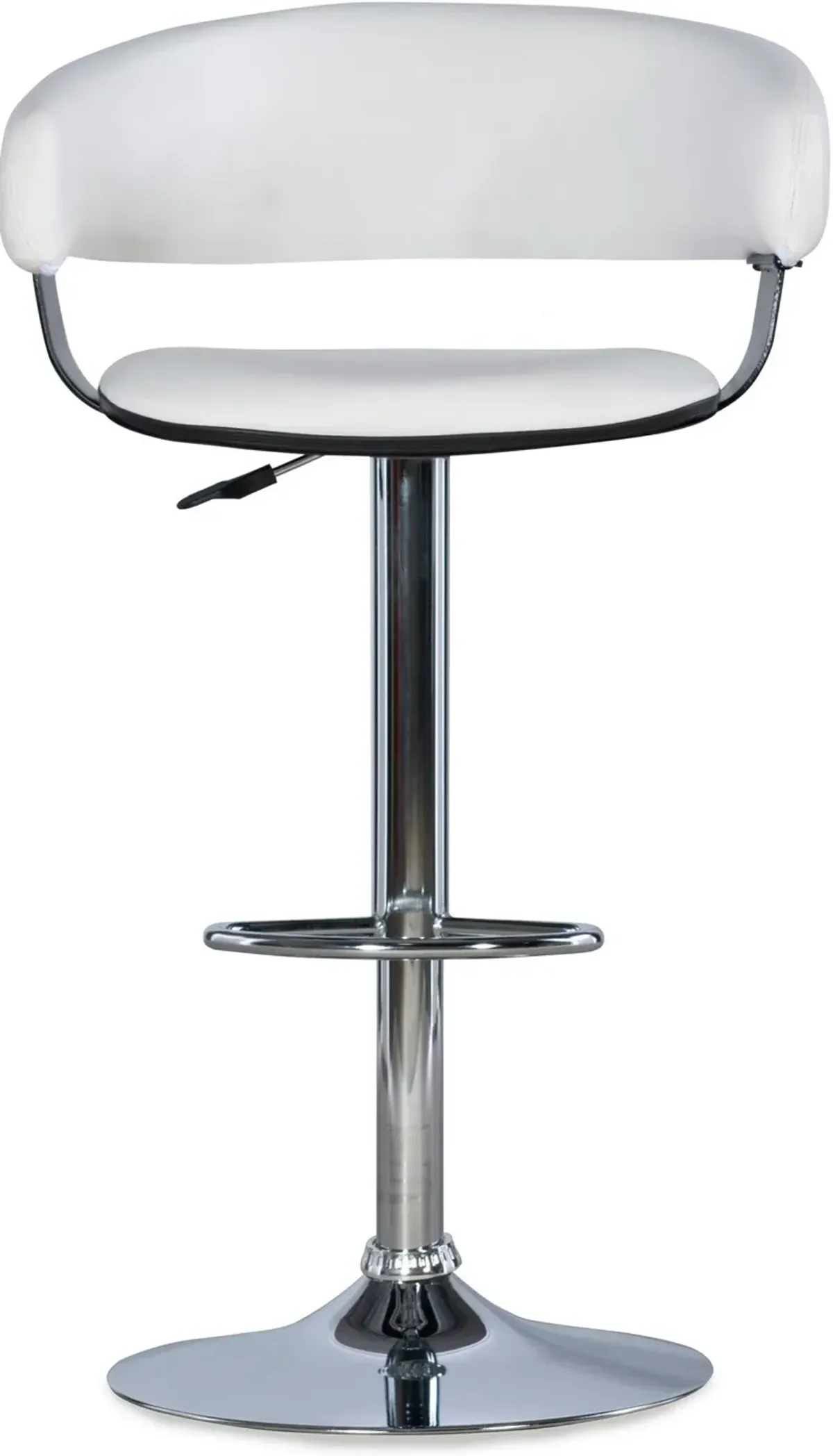 Tonina Adjustable Bar Stool - White