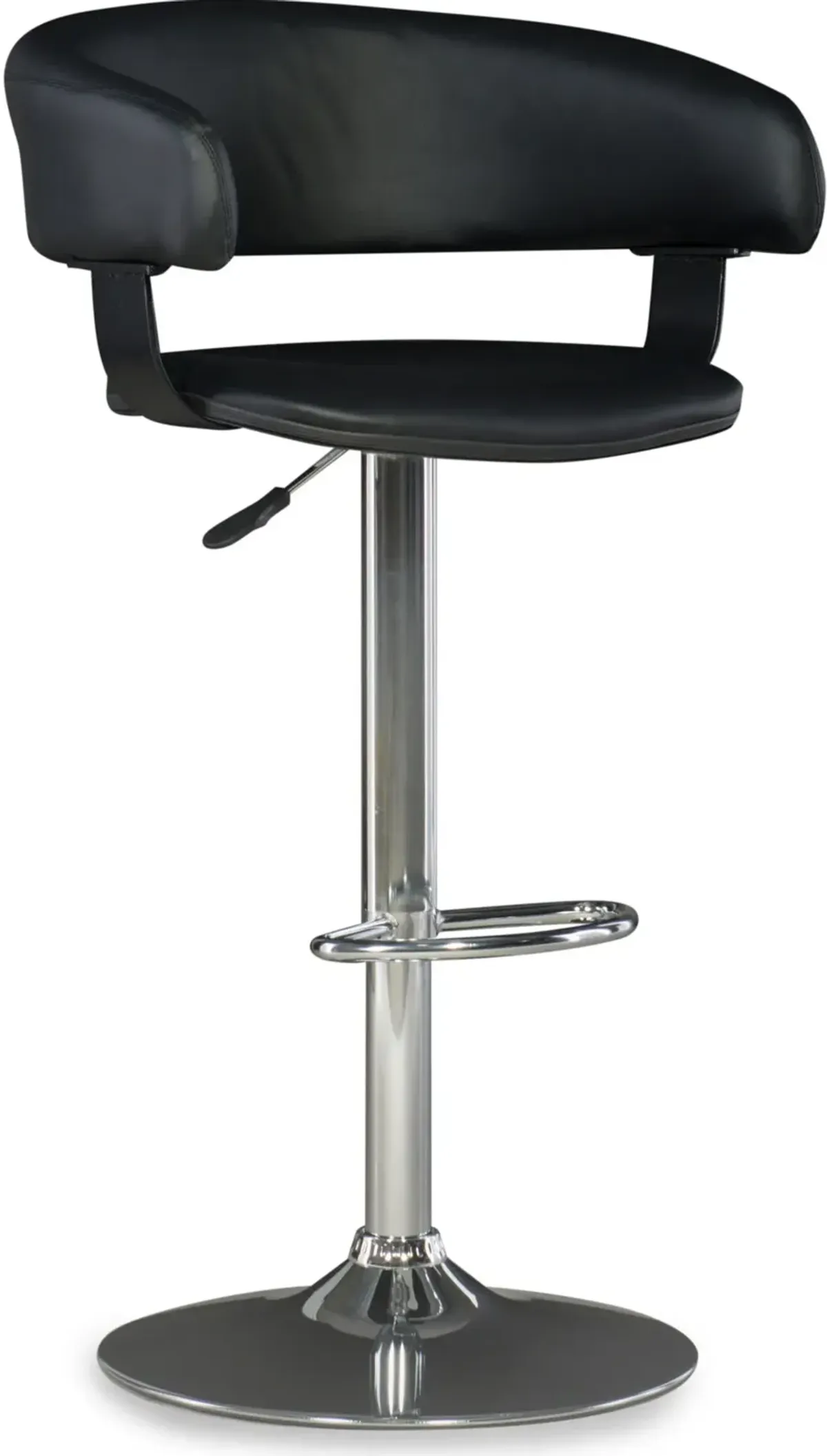 Tonina Adjustable Bar Stool - Black