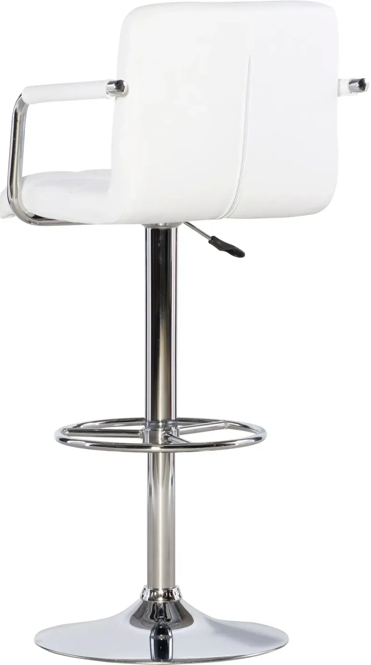 Graydon Adjustable Bar Stool - White