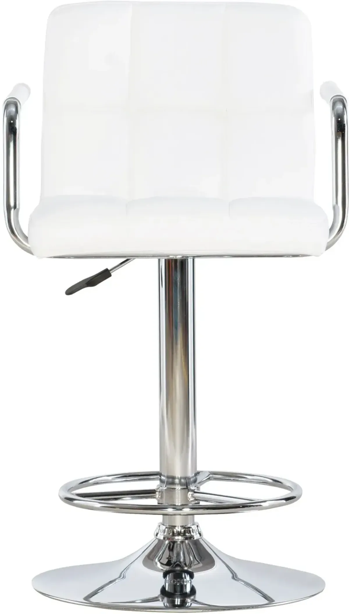 Graydon Adjustable Bar Stool - White