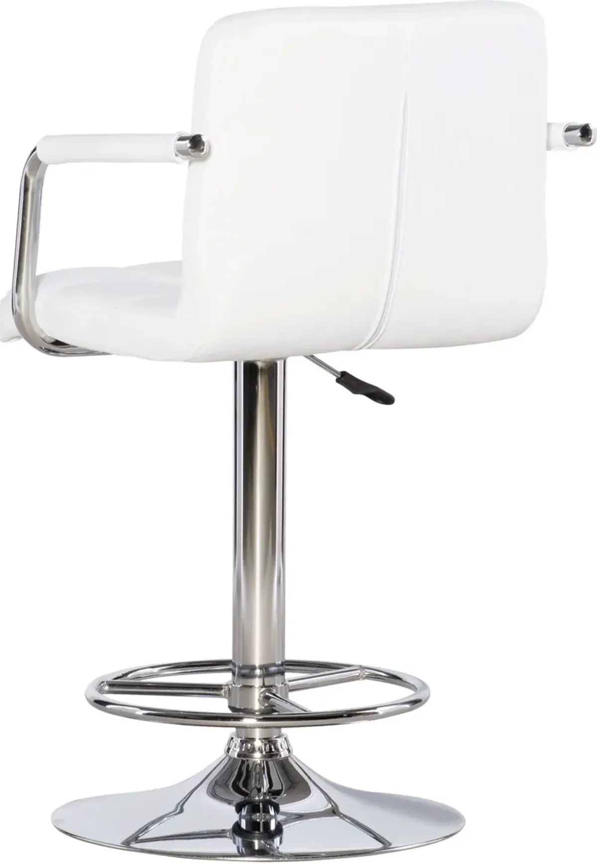 Graydon Adjustable Bar Stool - White