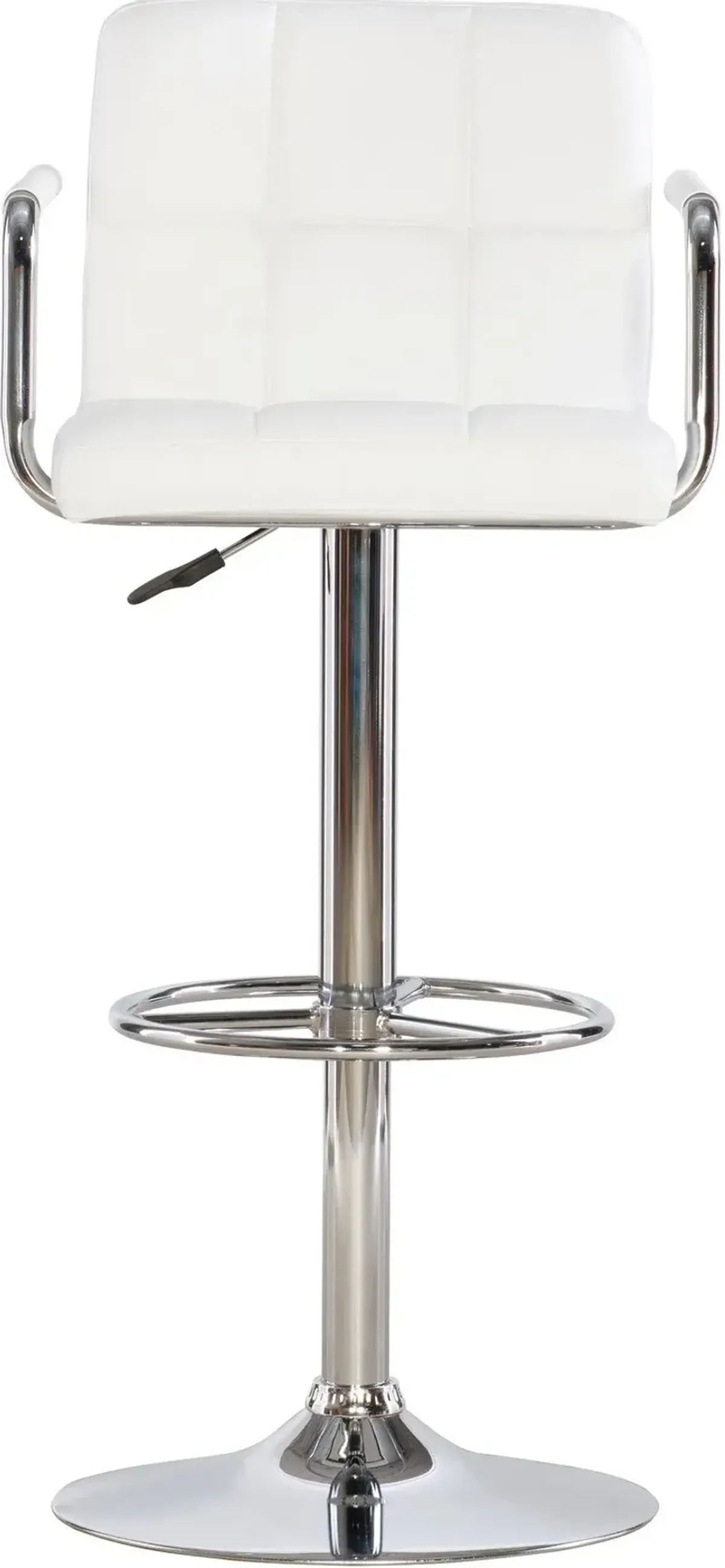 Graydon Adjustable Bar Stool - White