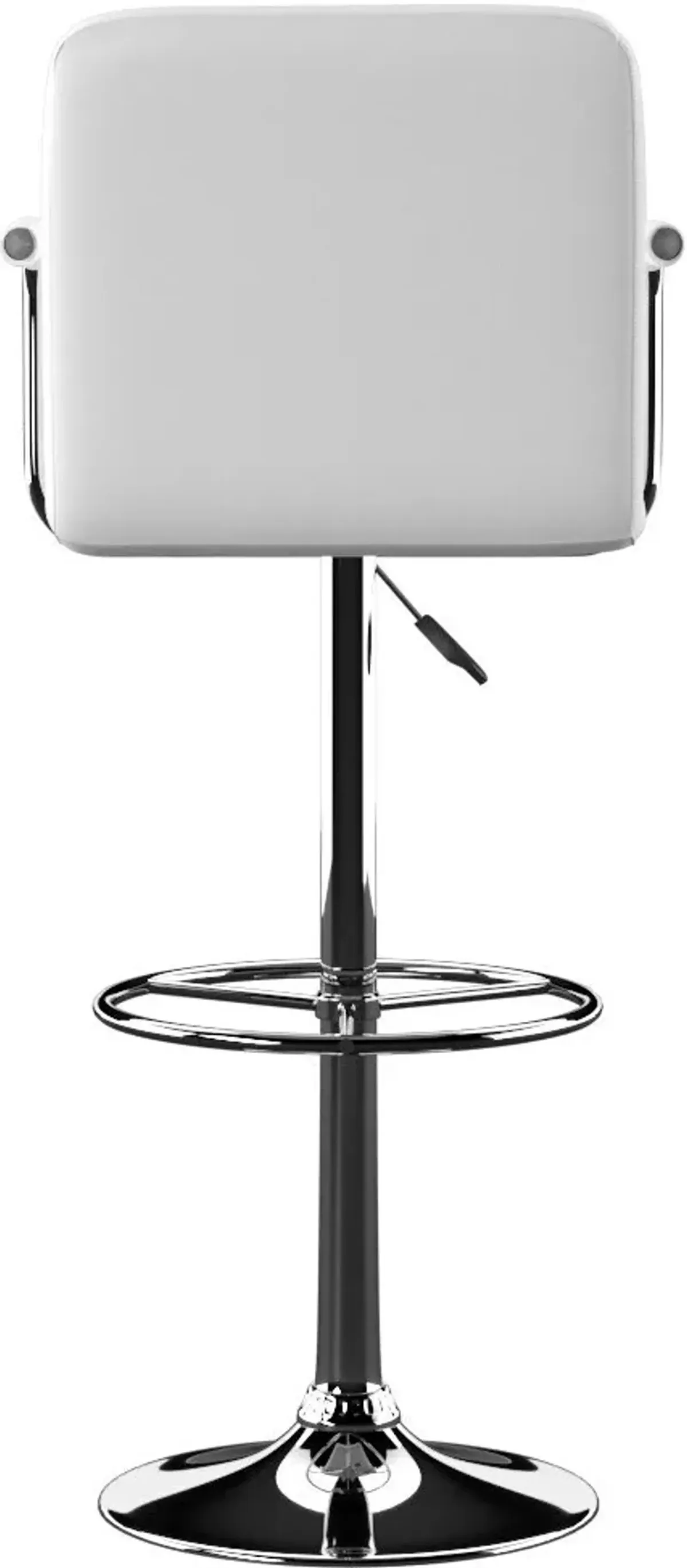 Graydon Adjustable Bar Stool - White