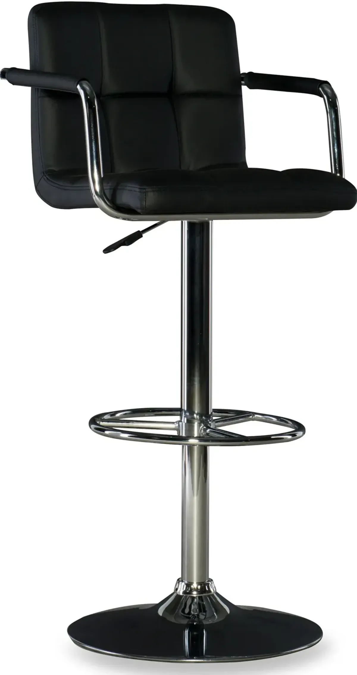 Graydon Adjustable Bar Stool - Black