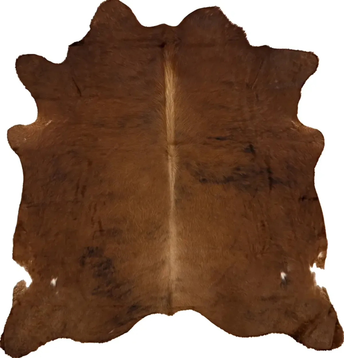 Cowhide 5' x 8' Area Rug - Medium Brindle