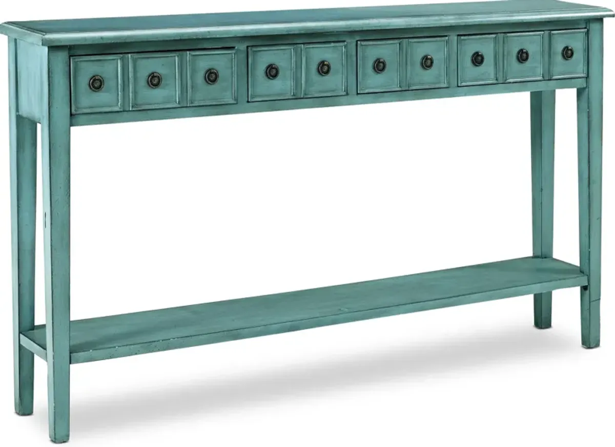 Jovie 60" Console Table - Teal