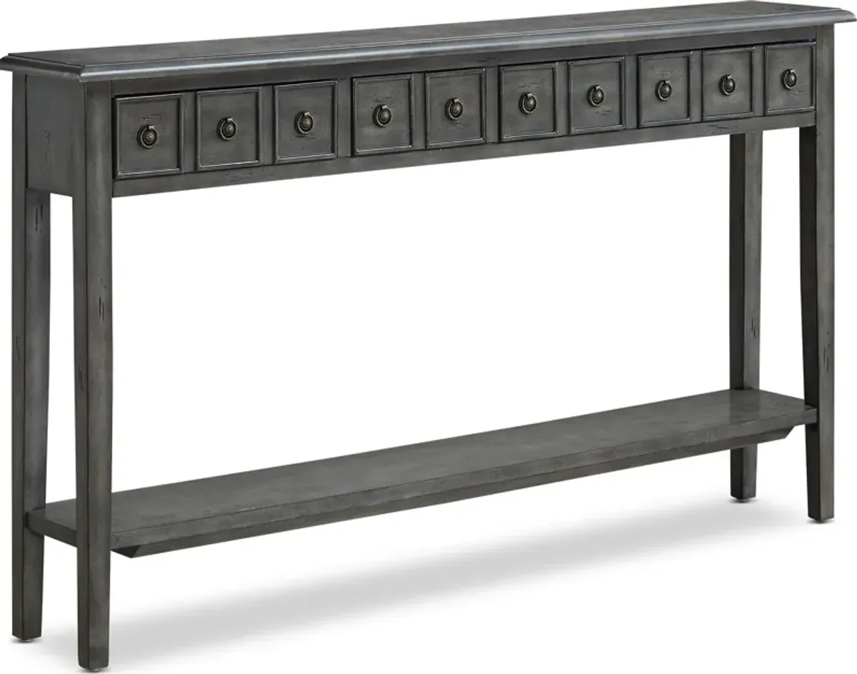 Jovie 60" Console Table - Gray