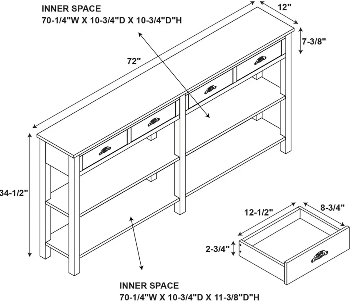 Sorrel Console Table