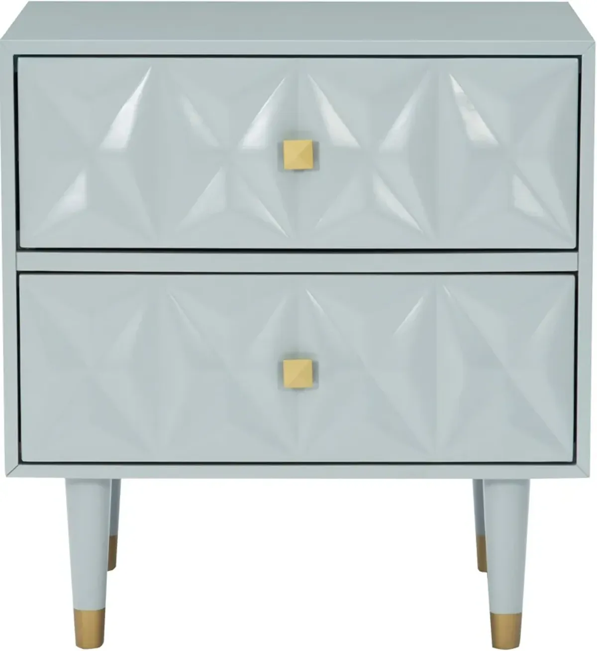 Brynlynn 2 Drawer Nightstand - Gray