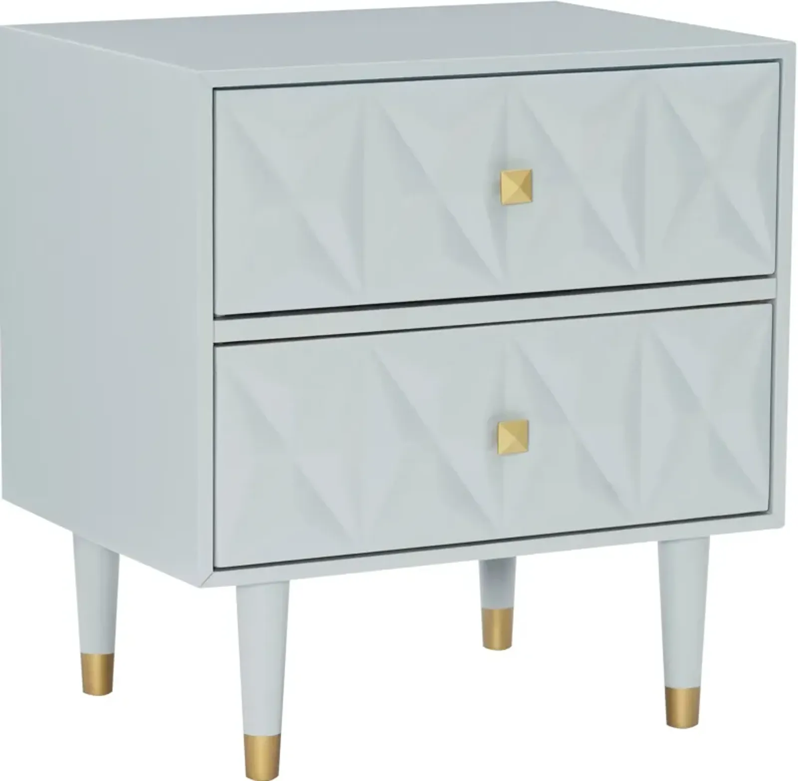 Brynlynn 2 Drawer Nightstand - Gray