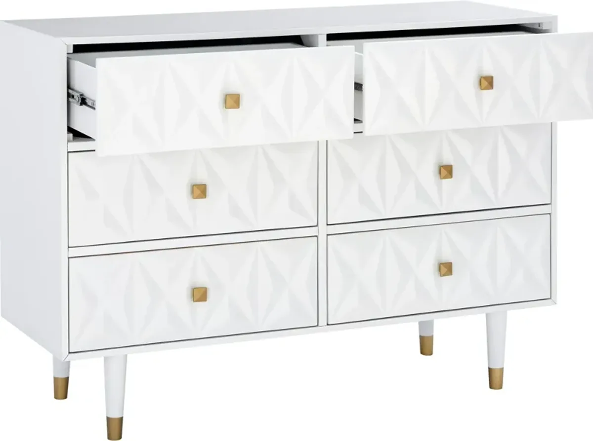 Brynlynn Dresser - White