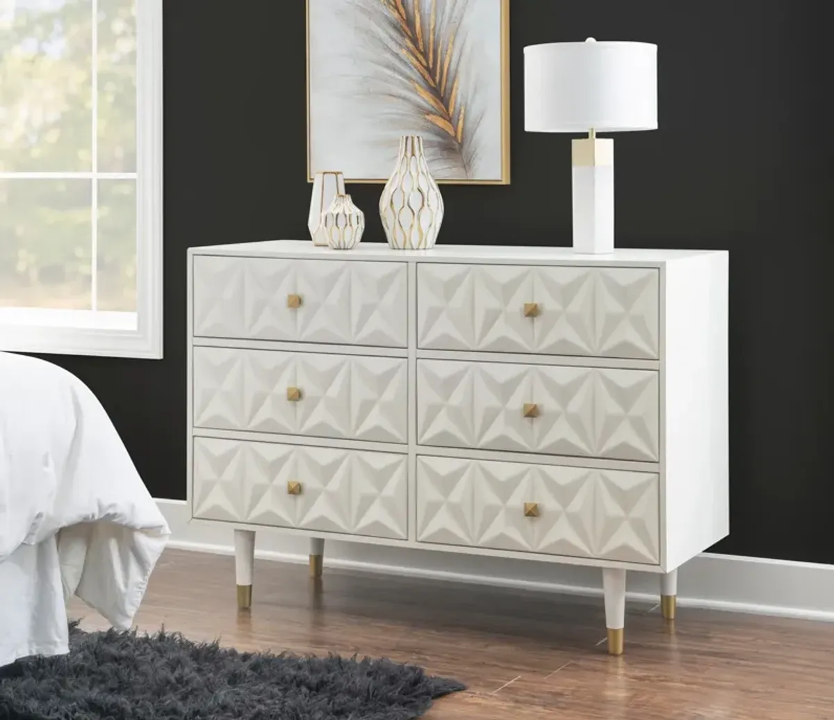 Brynlynn Dresser - White