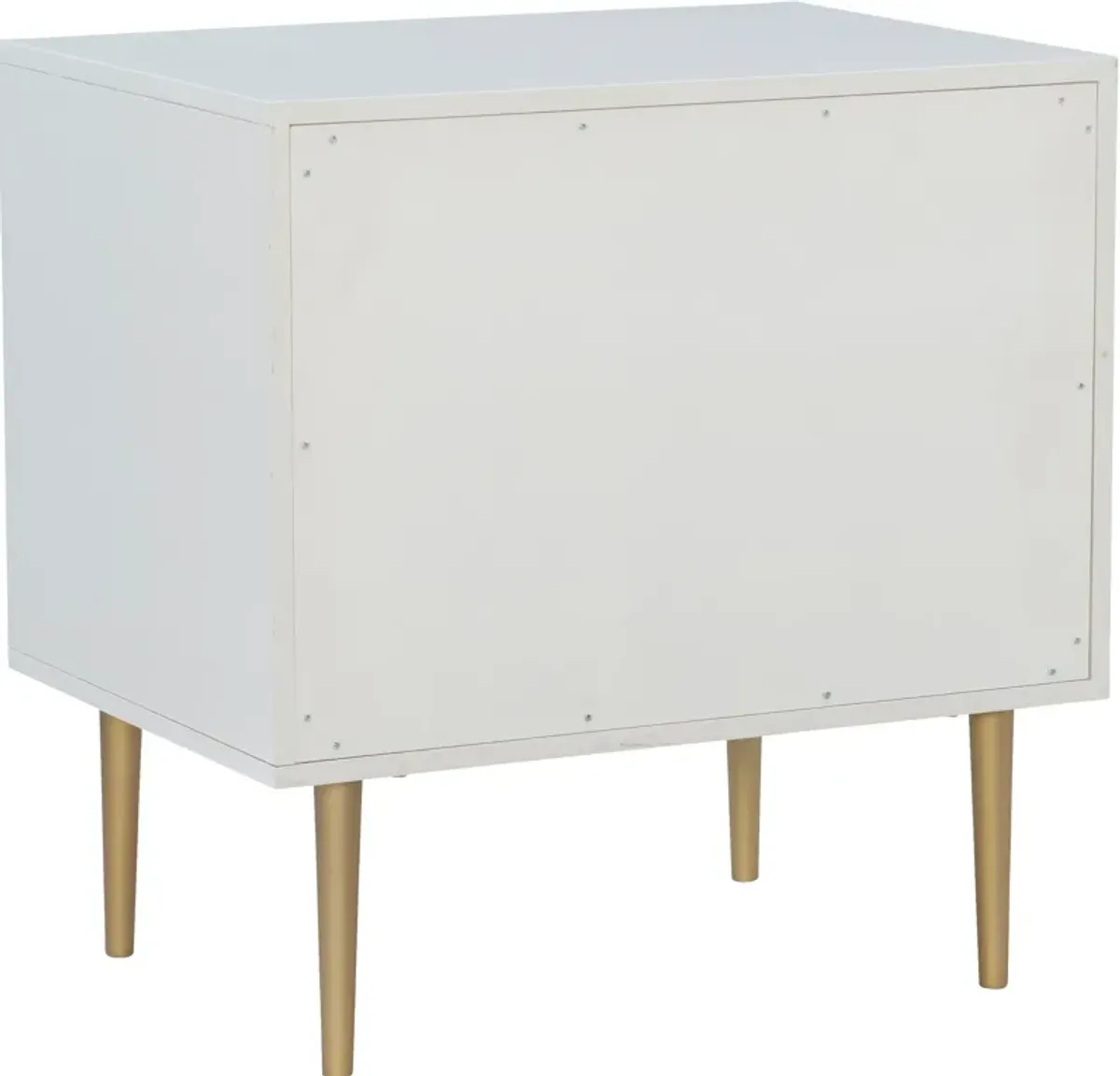 Sumo 2 Drawer Nightstand - White