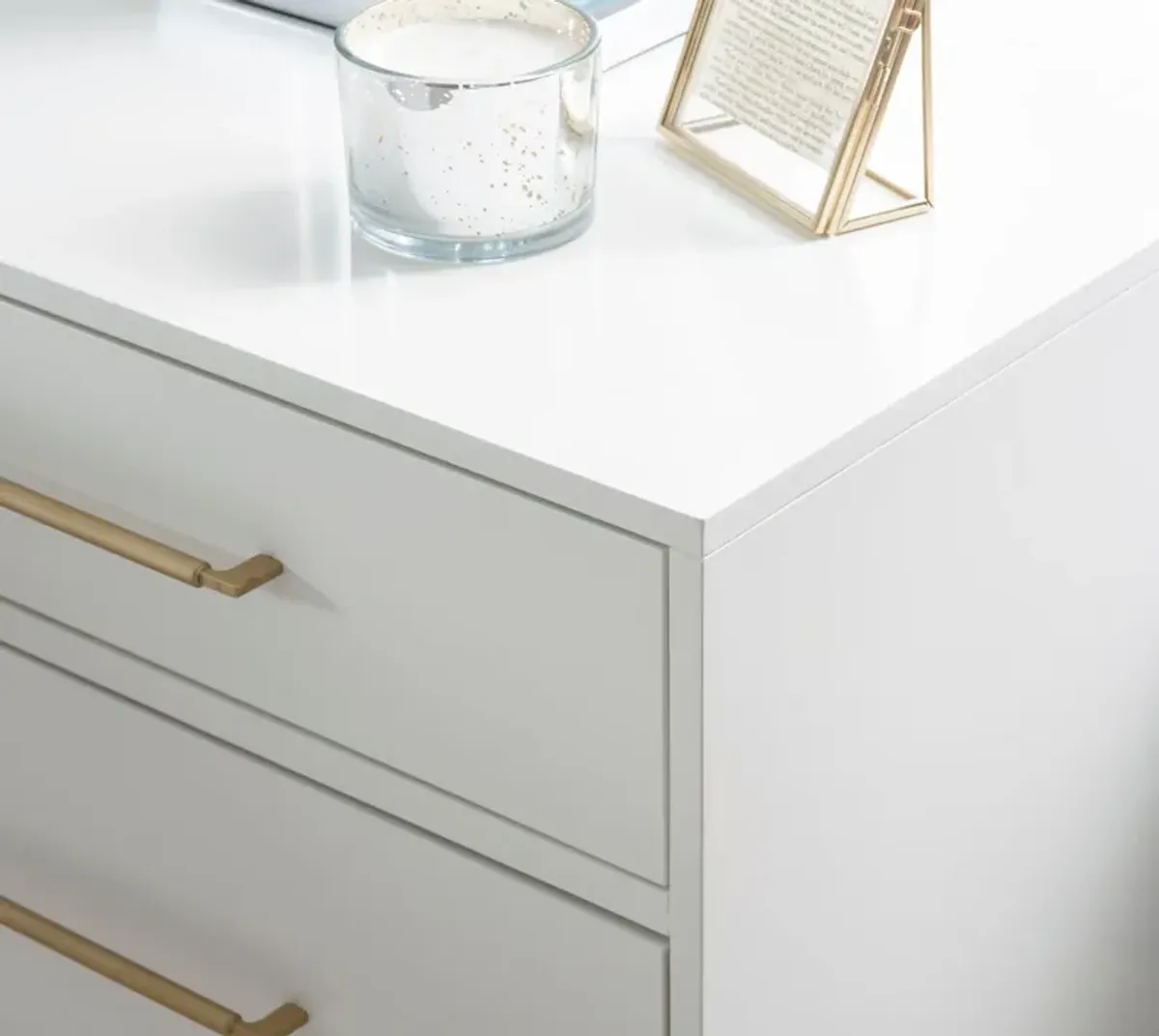 Sumo 2 Drawer Nightstand - White