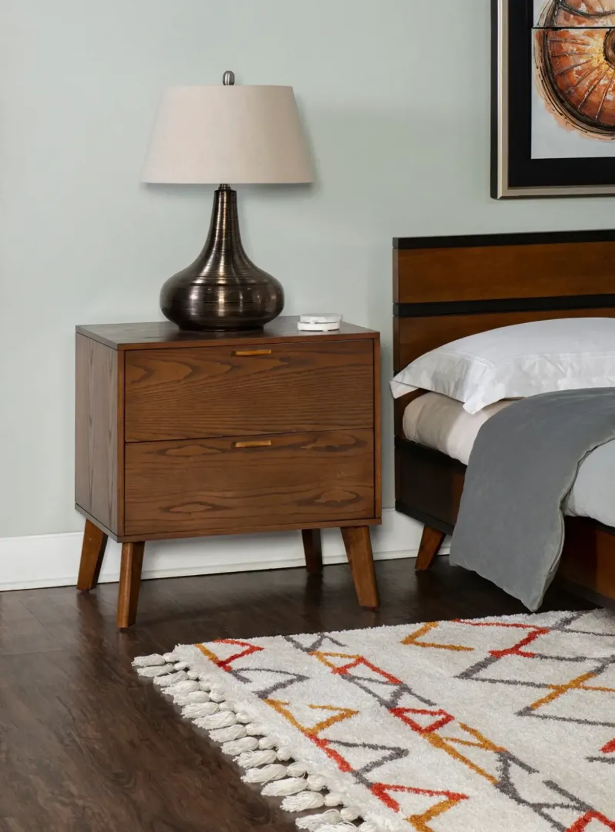 Courtney 2-Drawer Nightstand