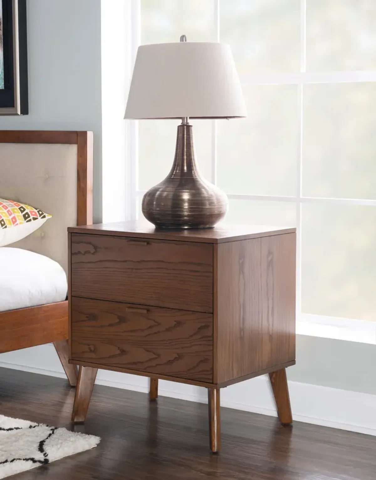 Courtney 2-Drawer Nightstand