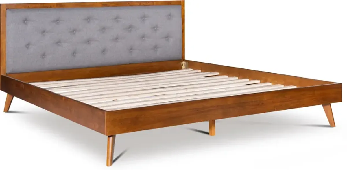 Courtney Upholstered Platform King Bed