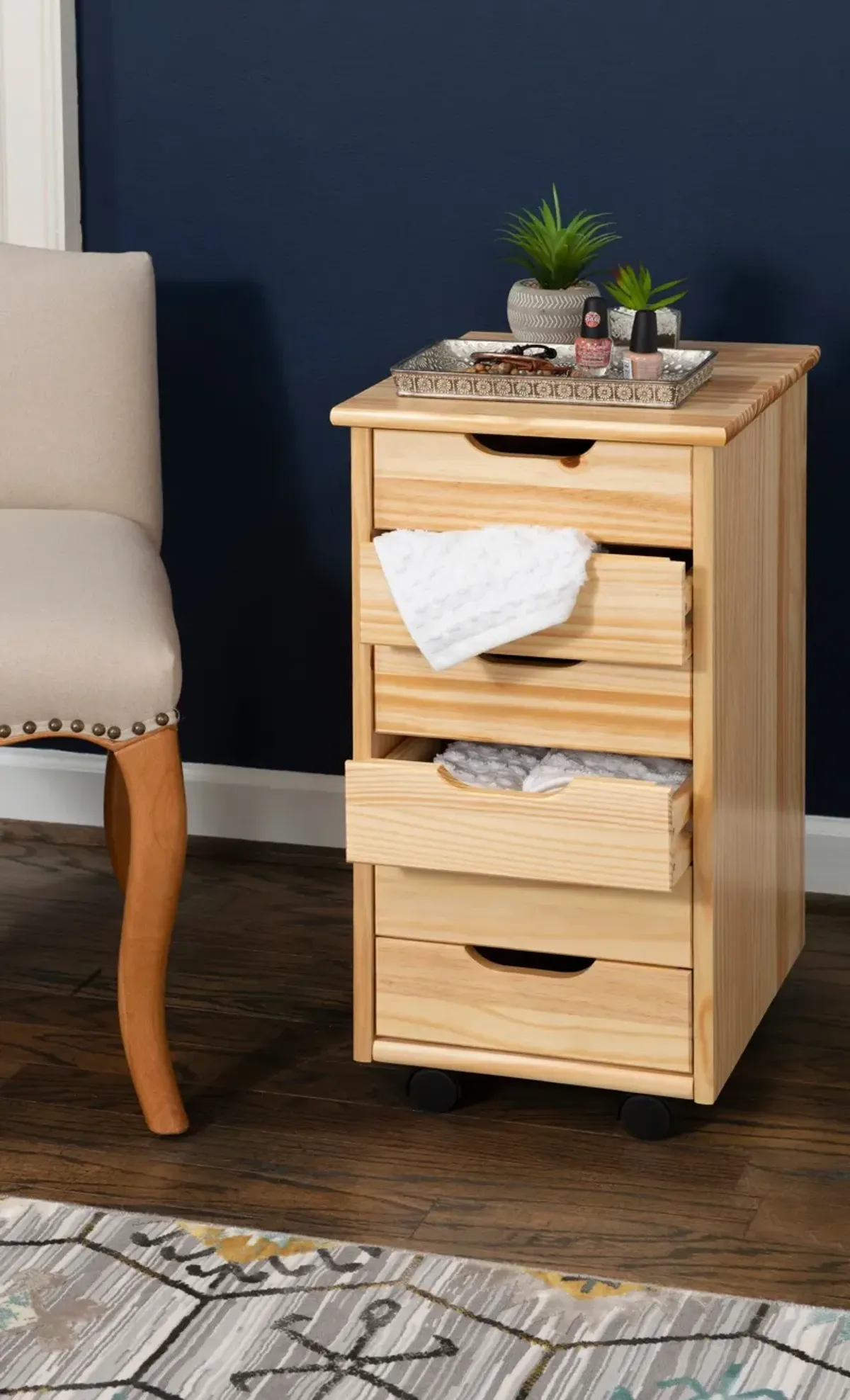 Bonnie Storage Cart - Natural