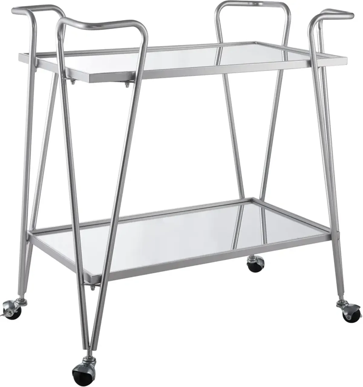 Naomi Bar Cart - Silver