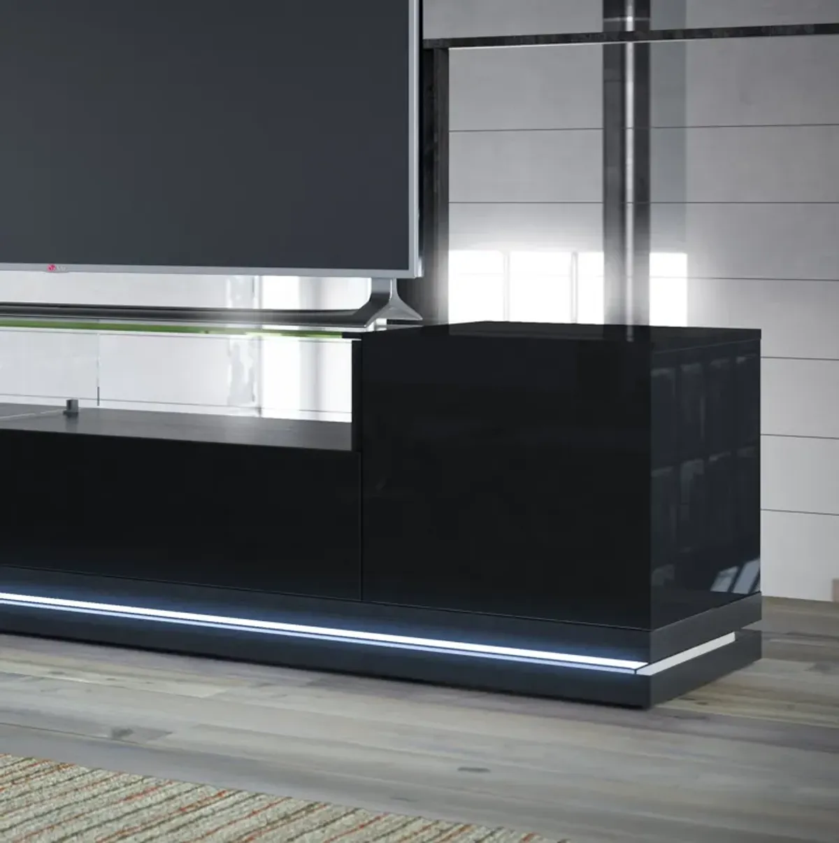 LeVox TV Stand - Black