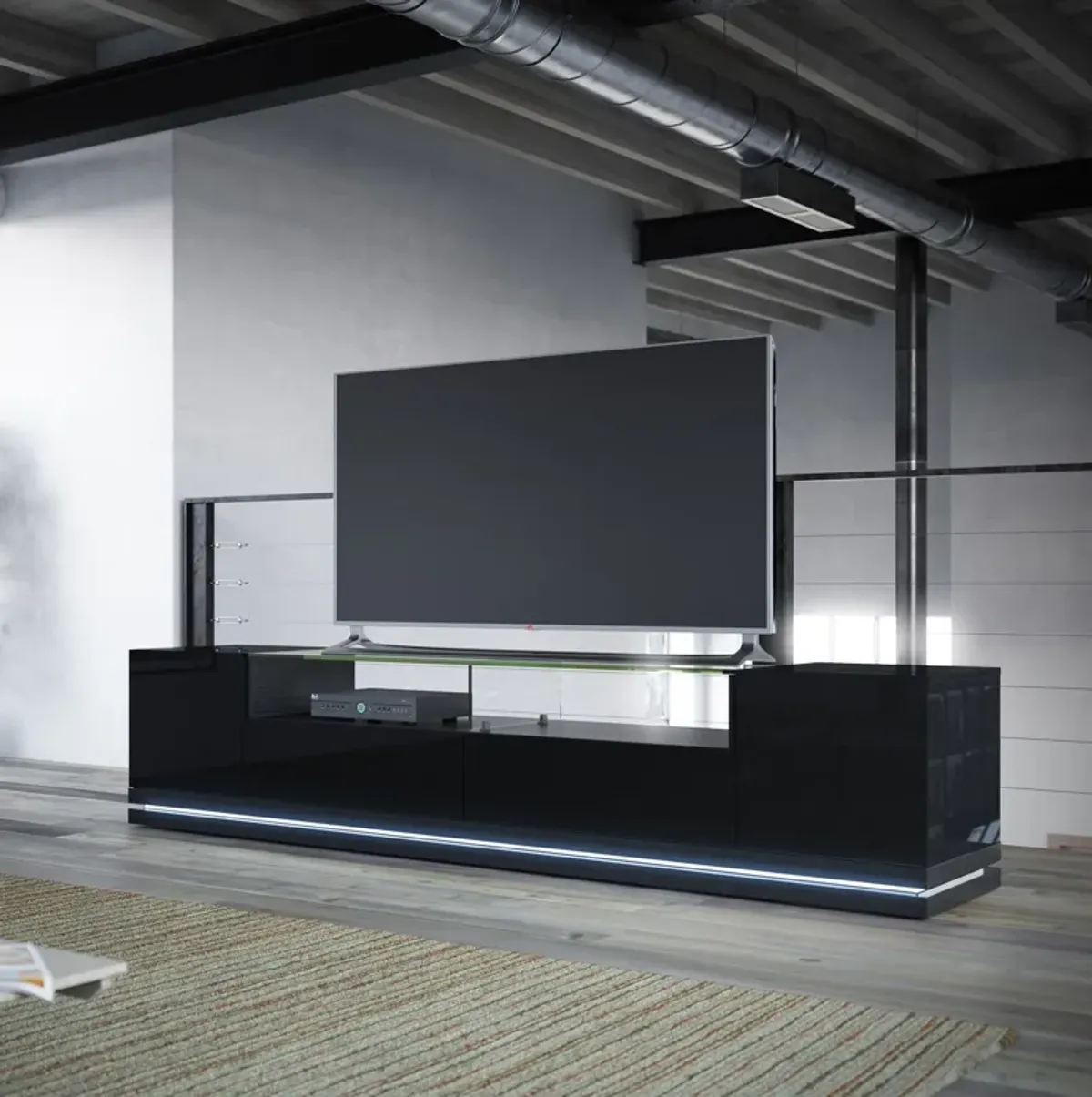 LeVox TV Stand - Black