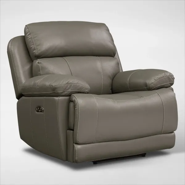 Monte Carlo Dual-Power Recliner - Gray