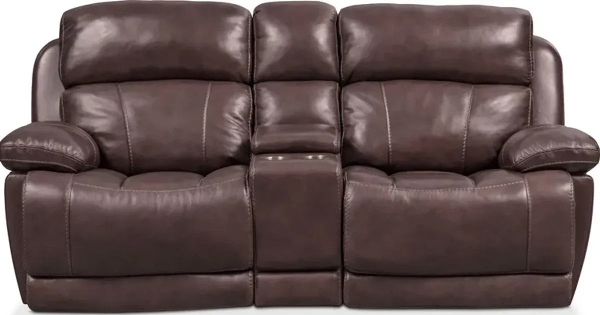 Monte Carlo Dual-Power Reclining Loveseat - Chocolate