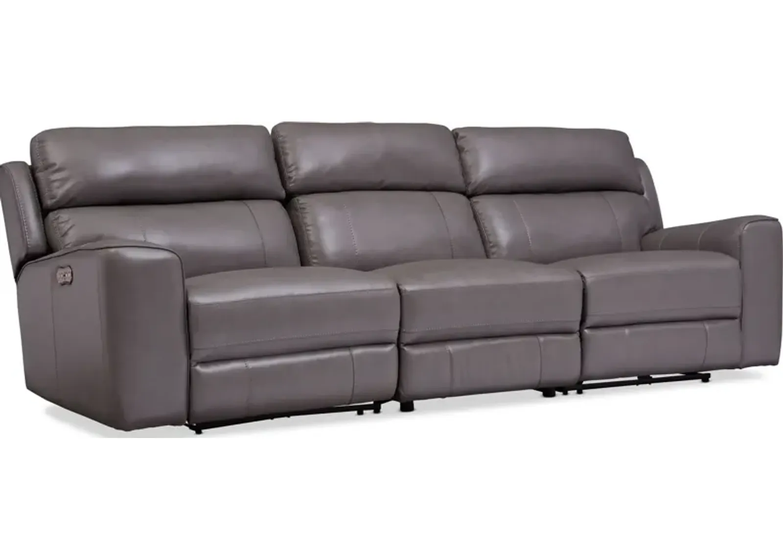 Newport 3-Piece Dual-Power Reclining Sofa - Gray