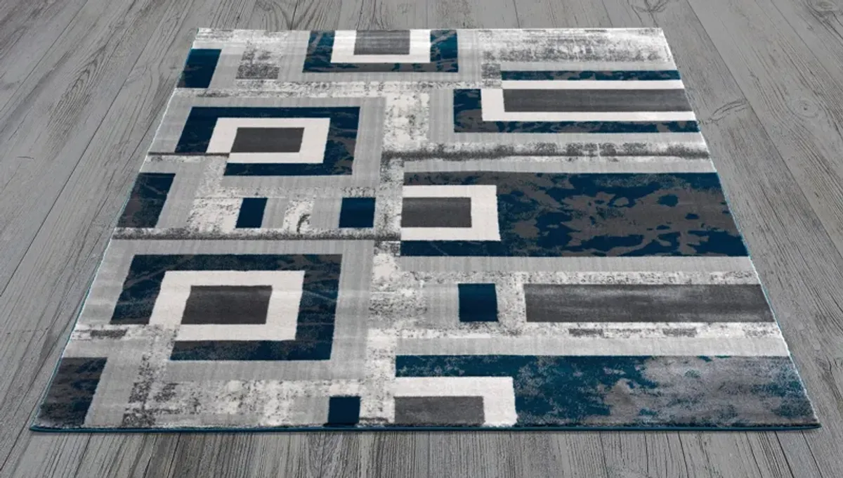 Dietes 7X10 Rug - Blue/Gray