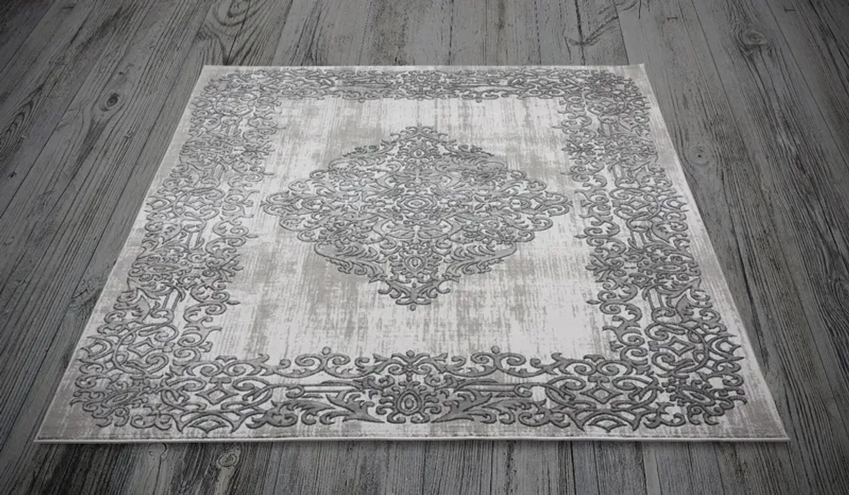 Freesia 5X7 Rug - Gray