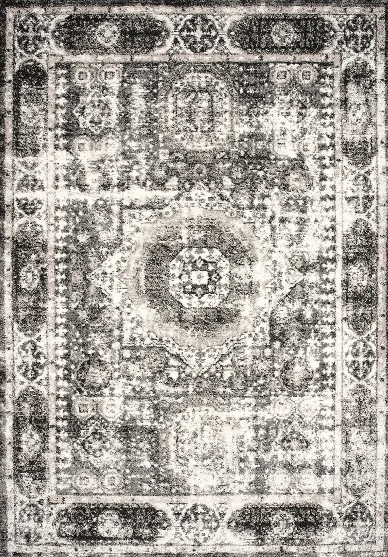 Jonquil 7X10 Rug - Black/White