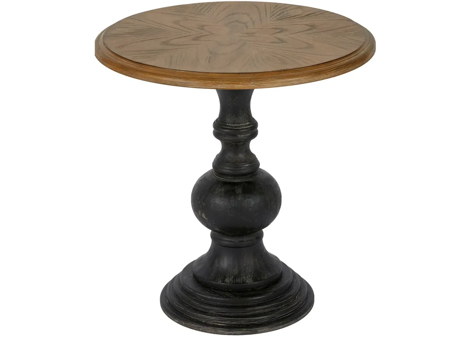 Erna Accent Table - Natural/Black