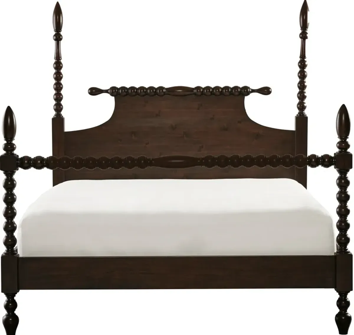 Hillary Queen Platform Bed - Brown